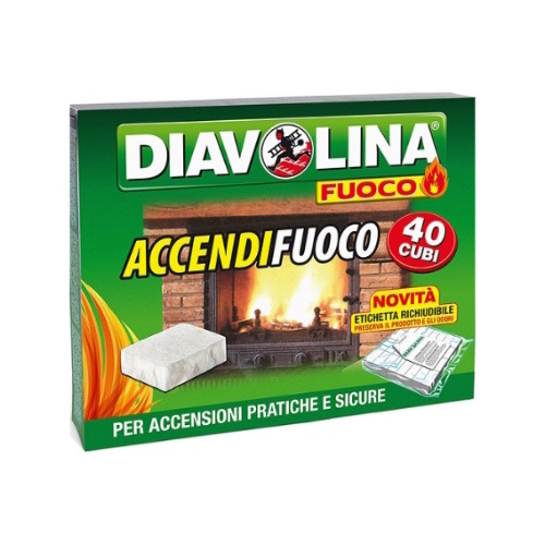 ACCENDIFUOCO DIAVOLINA 40 CUBI