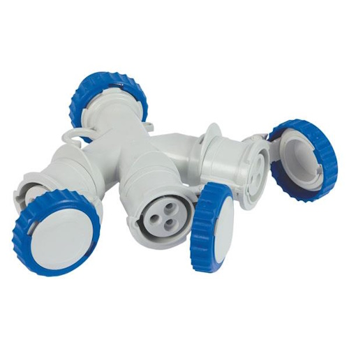 ADATTATORE CEE M 3 PR. CEE 73120
