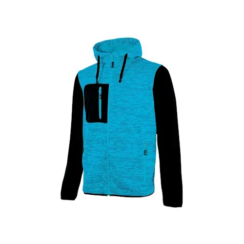 FELPA RAINBOW CIANO FLUO