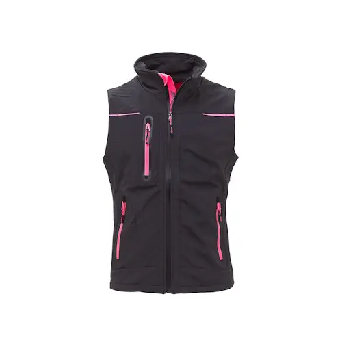 GILET UNIVERSE GREY FUCSIA