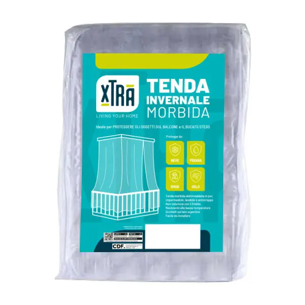 TENDA BALCONE PVC BIANCA 300x150 XTRA