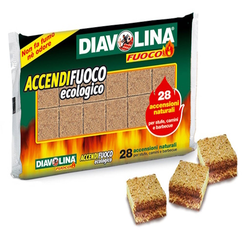 ACCENDIFUOCO DIAVOLINA ECOLOGICO