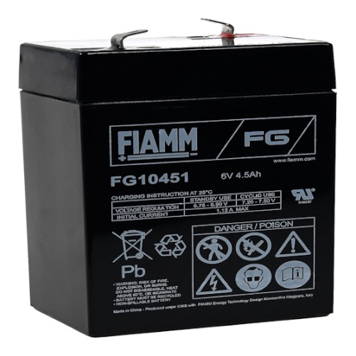 BATTERIA 6V PIOMBO 4,2 AH