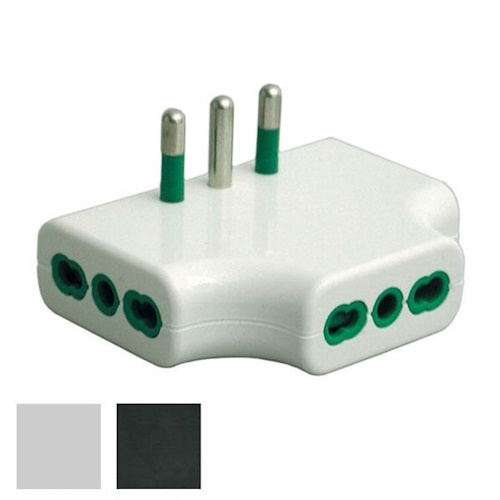 ADATTATORE TRIPLO PIATTO 16A BIPASSO