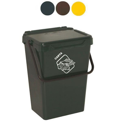 BIDONE VERDE LT. 35 BIOSYSTEM