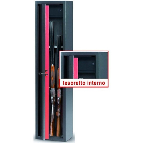 ARMADIO PORTAFUCILI 5 PT. 31X138X22